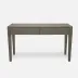 Sorin Desk Seal Vintage Faux Shagreen 2-Drawer Desk 54"L x 20"W x 31"H