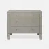 Sorin Dresser Castor Gray Vintage Faux Shagreen 36"L x 18"W x 30"H