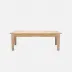 Tamsin Bleached White Teak/Bone Inlay Coffee Table 52"L x 30"W x 18"H