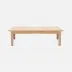 Tamsin Bleached White Teak/Bone Inlay Coffee Table 60"L x 40"W x 18"H