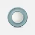 Blaise Powder Blue Faux Shagreen Round Mirror 36"D