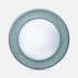 Blaise Powder Blue Faux Shagreen Round Mirror 48"D