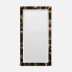 Everson Dark Semi-Gloss Horn Mix Rectangular Mirror 22"W x 42"H