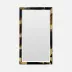 Everson Dark Semi-Gloss Horn Mix Rectangular Mirror 30"W x 52"H