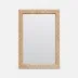 Gene Natural Lattice Abaca Rectangular Mirror 40"W x 50"H