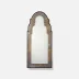 Inara Smoked Gold Antiqued Arch Mirror 22"W X 50"H