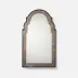 Inara Smoked Gold Antiqued Arch Mirror 30"W X 52"H