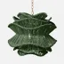 Alondra Hunter Green Rattan Chandelier 22"D x 18"H