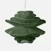 Alondra Hunter Green Rattan Chandelier 40"D x 23"H