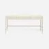 Conrad Desk Off-White Faux Raffia 64''L x 30''W x 31''H