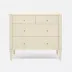 Conrad Dresser Off-White Faux Raffia 36"L x 18"W x 32"H