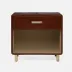 Dante Nightstand Tobacco Full-Grain Leather 30"L x 18"W x 28"H