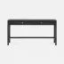 Isla Console Onyx Peeled Rattan 60"L x 18"W x 31"H