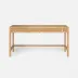 Isla Console Natural Peeled Rattan 60"L x 18"W x 31"H