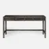 Isla Console Smoke Peeled Rattan 60"L x 18"W x 31"H