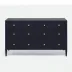 Jarin Dresser Dark Navy Faux Belgian Linen 60"L x 20"W x 34"H