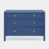 Jarin Dresser True Navy Faux Belgian Linen 48"L x 20"W x 34"H