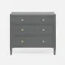 Jarin Dresser Graphite Faux Belgian Linen 36"L x 18"W x 32"H