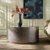 Knox Pewter Burl Resin Coffee Table 36"D x 17"H