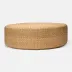 Moselle Natural Rattan Coffee Table 46"D x 17"H
