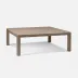 Parson Mocha Hemp Coffee Table 48"L x 48"W x 17"H