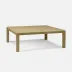 Parson Olive Hemp Coffee Table 48"L x 48"W x 17"H