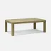 Parson Olive Hemp Coffee Table 52"L x 30"W x 17"H