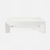 Roberts Pristine Faux Raffia Coffee Table 60"L x 60"W x 17"H