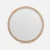 Albert Beige Crystal Stone Mirror 28" Round