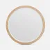 Albert Beige Crystal Stone Mirror 32" Round