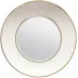 Armond Snow Brass Realistic Faux Shagreen Metal Mirror 38" Round