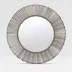 Dawn Antiqued Silver Iron Mirror 44" Round