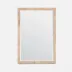 Sidney Beige Crystal Stone Rectangular Mirror 26"W x 38"H