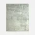 Halston Teal Handwoven Tencel Rug Indoor 10'L x 14'W