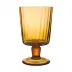 Lando Amber Goblet - Pleat