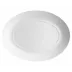 White Platter Oval L 32 cm