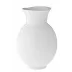 Waves Relief White Vase H 20
