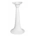 Waves Relief White Candlestick H 21