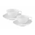 Waves Relief White Tea Cup Set