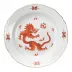 Ming Dragon Red Gold Rim Salad Plate