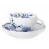Blue Onion "Style" Cobalt Blue Coffee Cup & Saucer