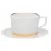 Swords Luxury Gold Cappuccino Cup & Saucer V 0
