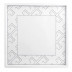 Royal Palace White with Grey Contour Platter 21 X 21 cm