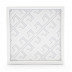 Royal Palace White with Grey Contour Platter 17 X 17 cm