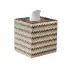 Biarritz Gold Trim Square Tissue Holder (5.75"L x 5.25"W x 6"H)