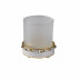 Duchess Pearl Enamel/Gold Trim  Round Tumbler (3.25"W x 3.75"H)