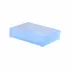 Ice Frosted Sky Lucite  Soap Dish (4.25"W x 5.5"L x 1.5"H)