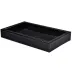 Le Mans Black  Small Rectangle Tray (10"L x 6"W x 1.5"H)