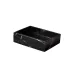 Taj Premium Gemstone Obsidian/Gold Foil  Soap Dish (5.5"L x 4"W x 1.5"H)