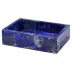 Taj Premium Gemstone Lapis  Soap Dish (5.5"L x 4"W x 1.5"H)